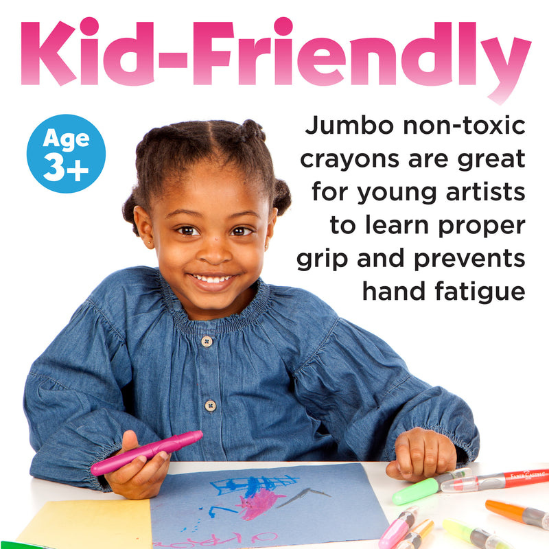 Faber-Castell 6ct Metallic Gel Crayons