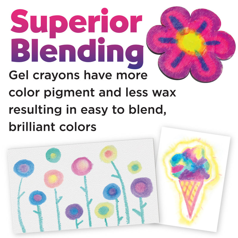 Faber-Castell 6ct Metallic Gel Crayons