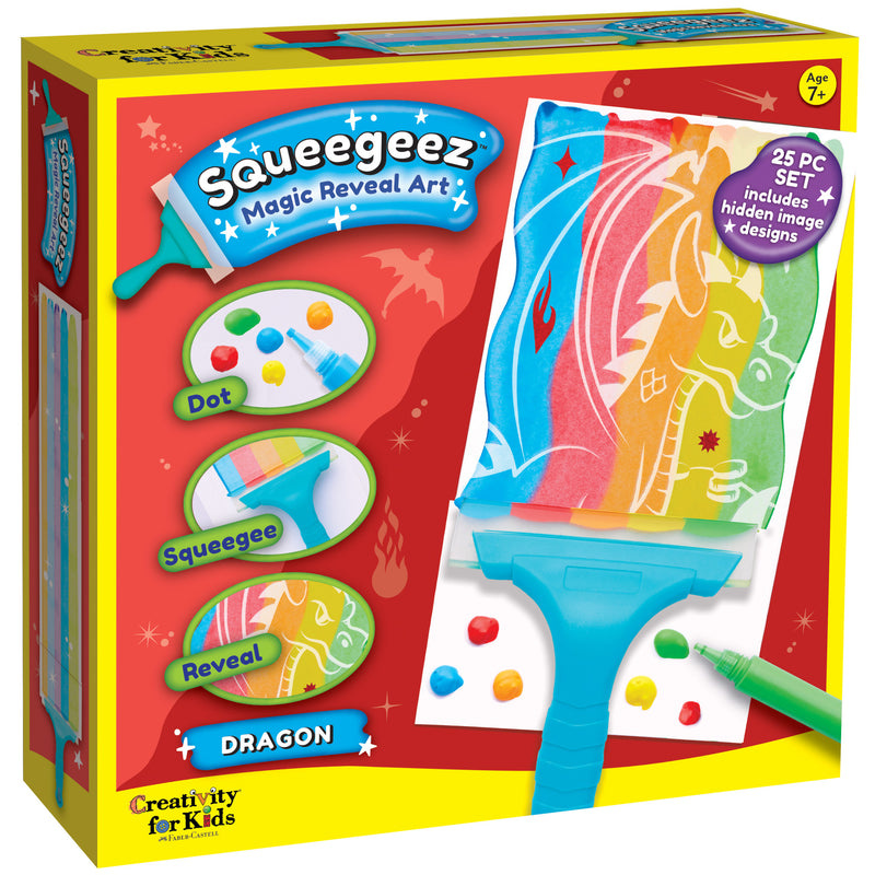 Creativity for Kids Magic Reveal Squeegee Art- Dragon
