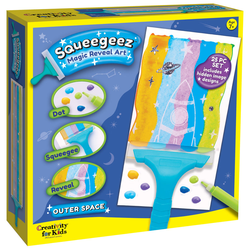 Creativity for Kids Magic Reveal Squeegee Art- Outer Space