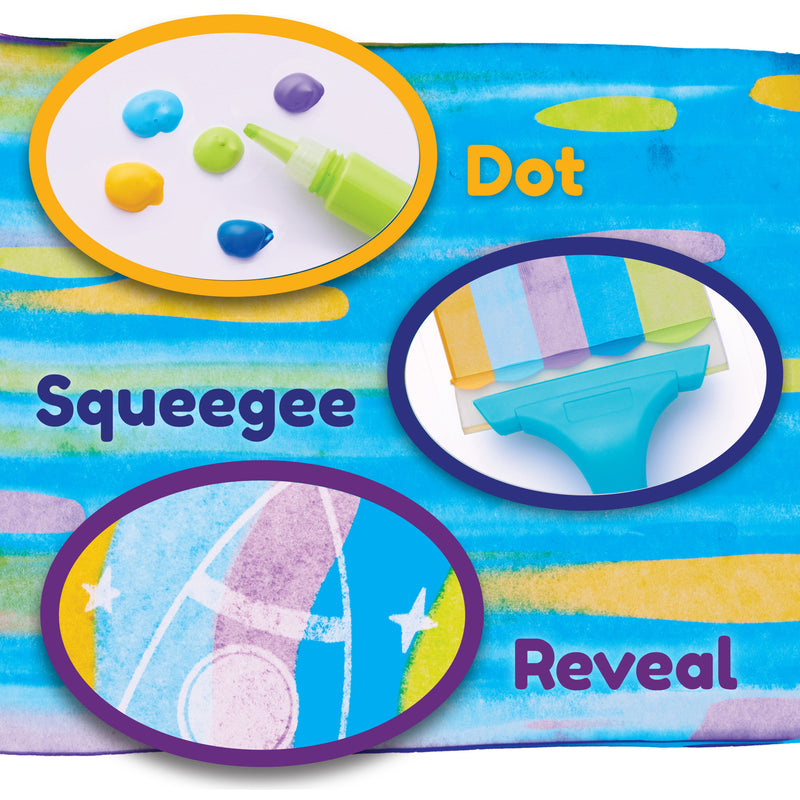 Creativity for Kids Magic Reveal Squeegee Art- Outer Space