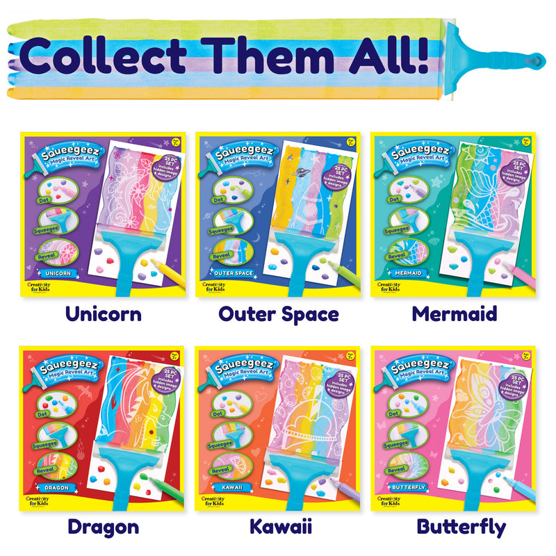 Creativity for Kids Magic Reveal Squeegee Art- Outer Space