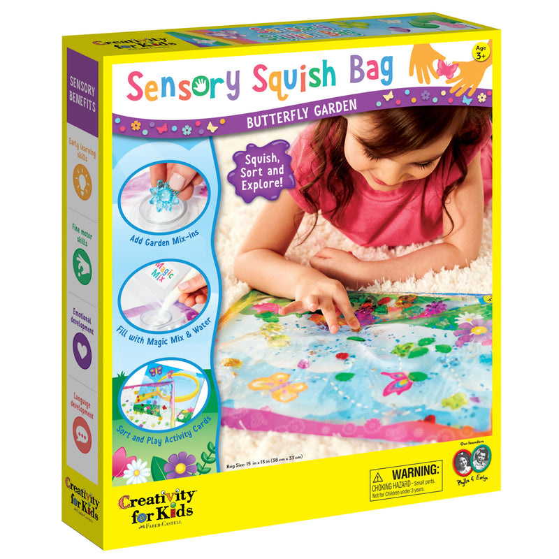 Creativity for Kids Sensory Squish Bag- Butterfly Garden