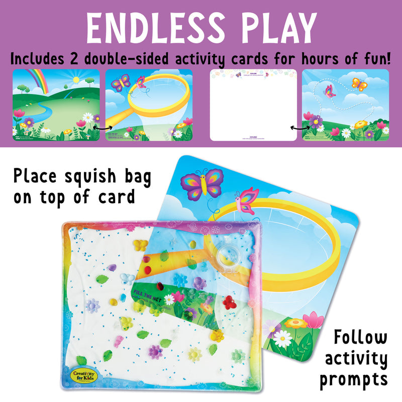 Creativity for Kids Sensory Squish Bag- Butterfly Garden