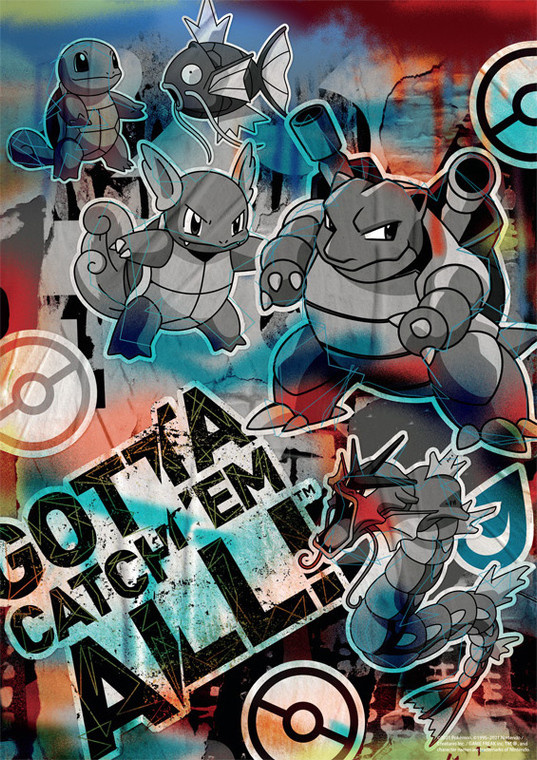Buffalo Games Squirtle Evolution Graffiti