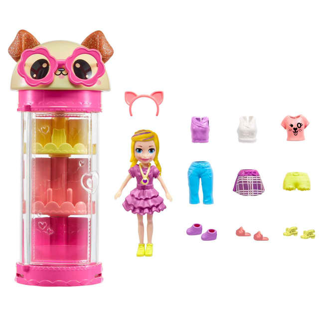 Polly Pocket Style Spinner Fashion closet