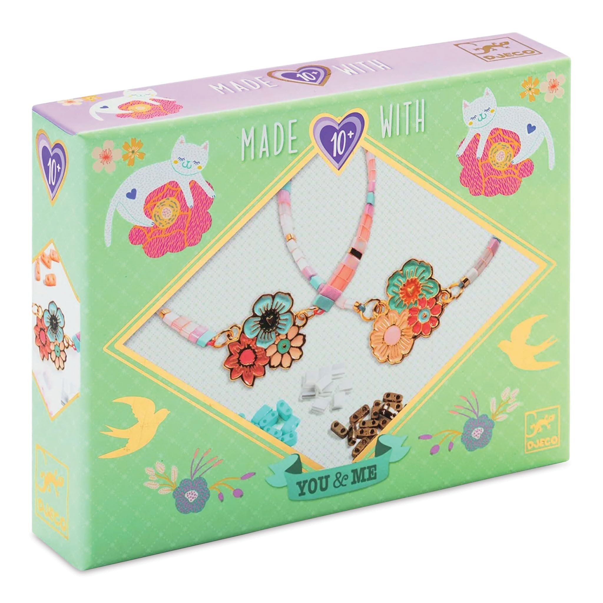 DJECO LGA Beads and Jewelry Tila and Flowers