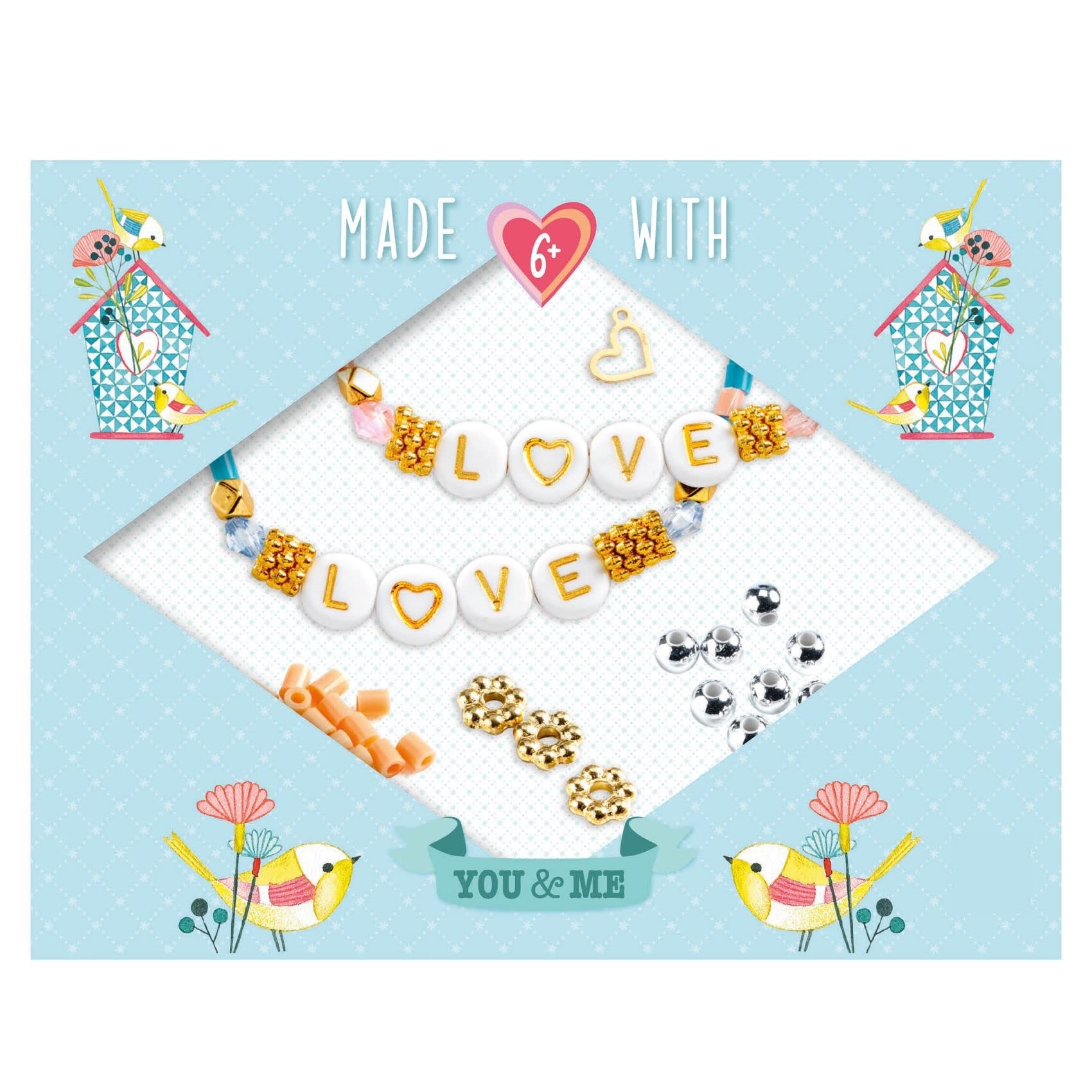 DJECO LGA Beads and Jewelry Love Letters