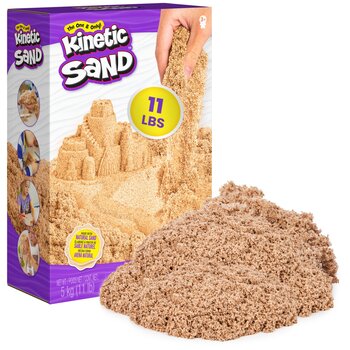 Kinetic Sand Kinetic Sand, 5kg (11lb) of All-Natural Brown Sensory Toys Play Sand