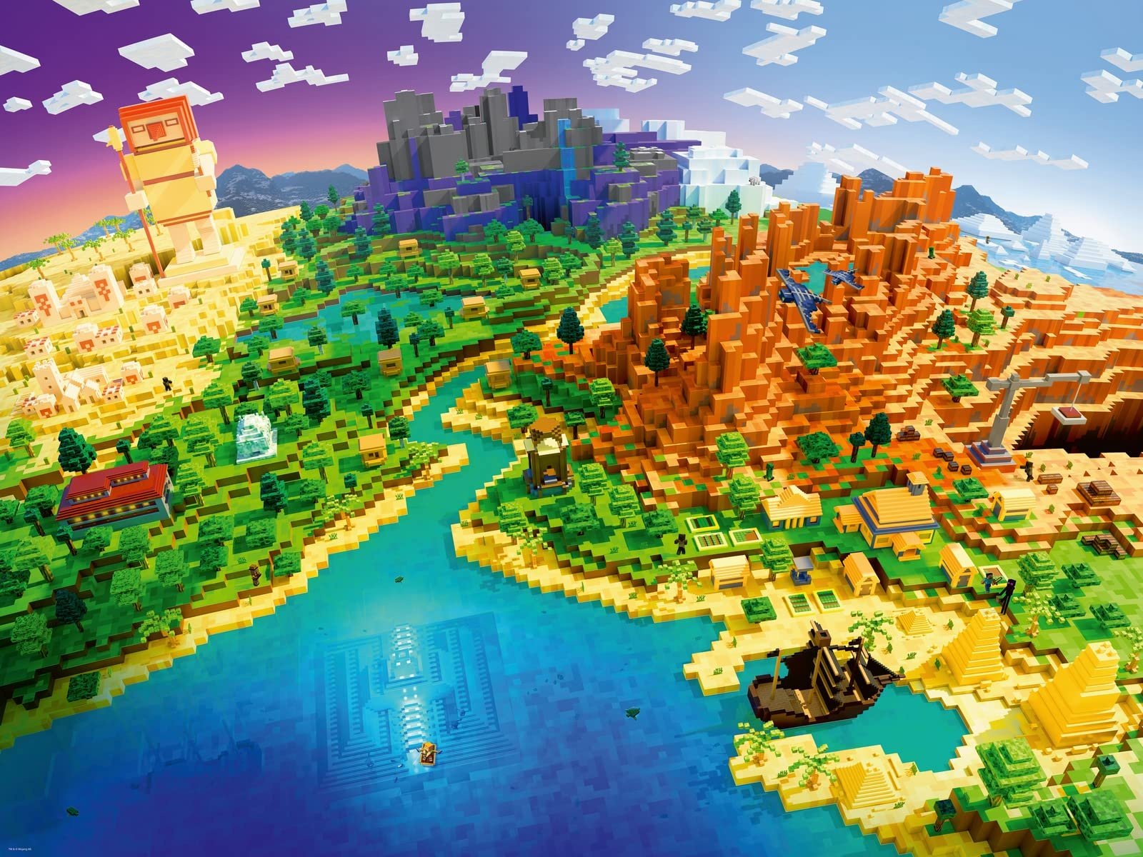 Ravensburger World of Minecraft 1500 pc Puzzle