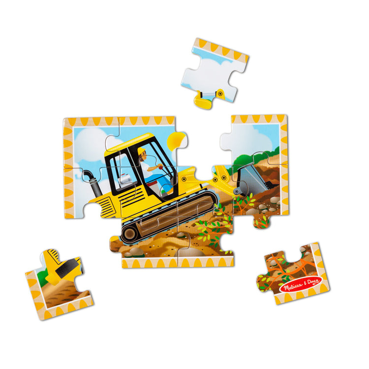 Melissa & Doug Construction Jigsaw Puzzles in a Box