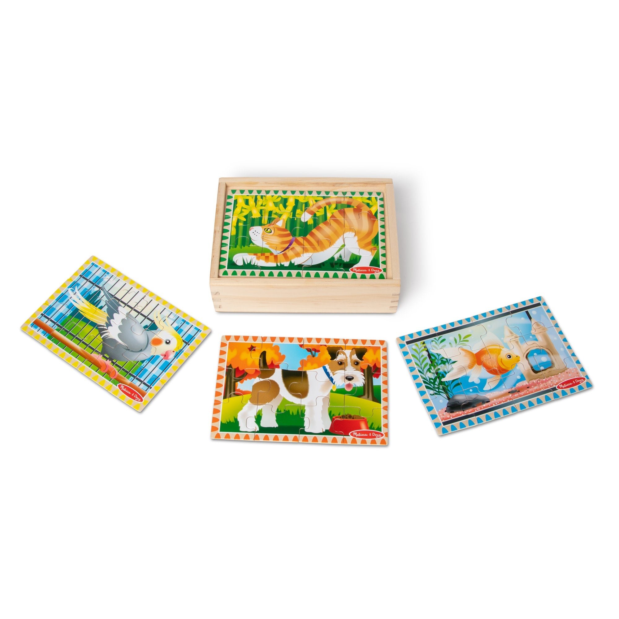 Melissa & Doug Pets Jigsaw Puzzles in a Box