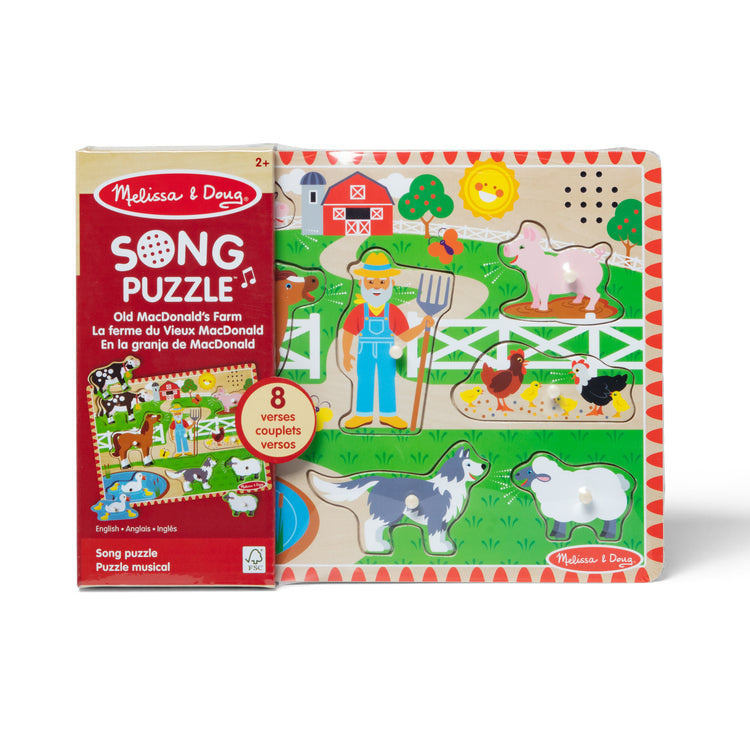 Melissa & Doug Old MacDonald's Farm Sound Puzzle