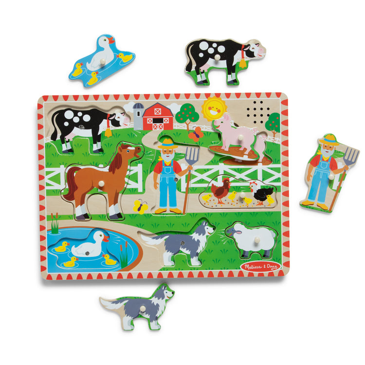 Melissa & Doug Old MacDonald's Farm Sound Puzzle