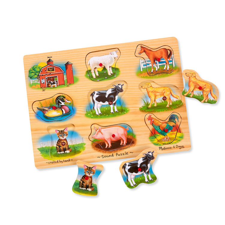 Melissa & Doug Farm Animals Sound Puzzle