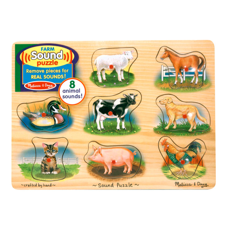 Melissa & Doug Farm Animals Sound Puzzle