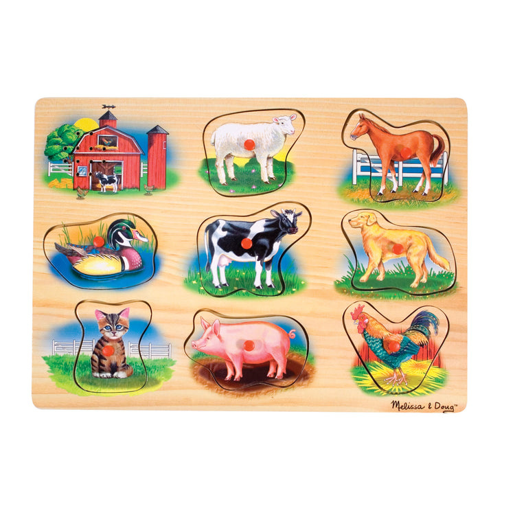 Melissa & Doug Farm Animals Sound Puzzle