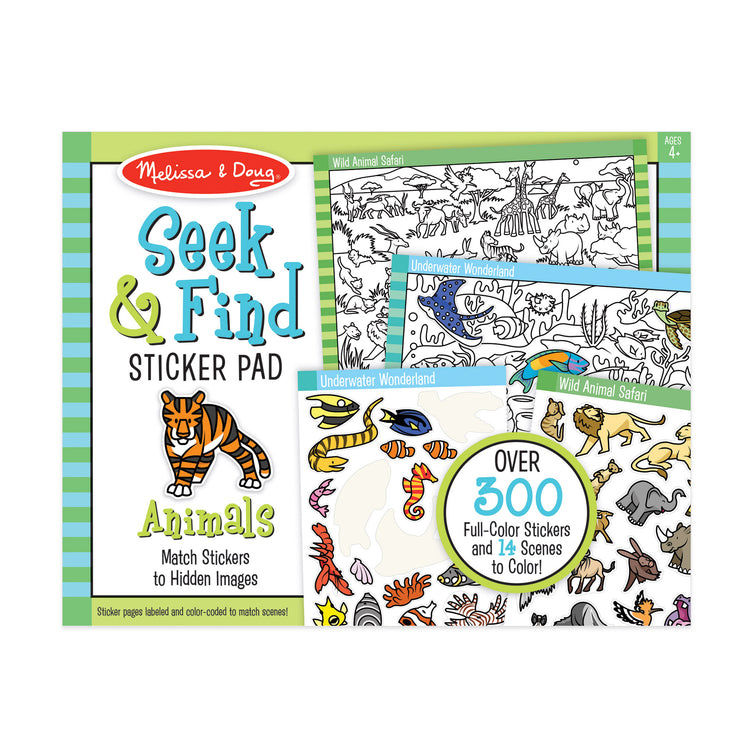 Melissa & Doug Seek & Find Sticker Pad- Animal
