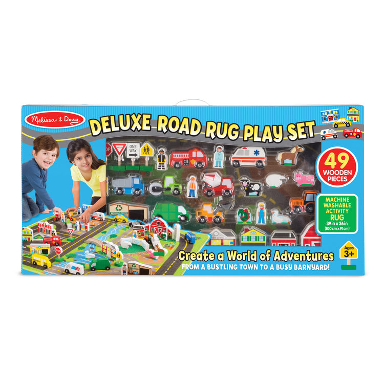 Melissa & Doug Deluxe Road Rug Play Set