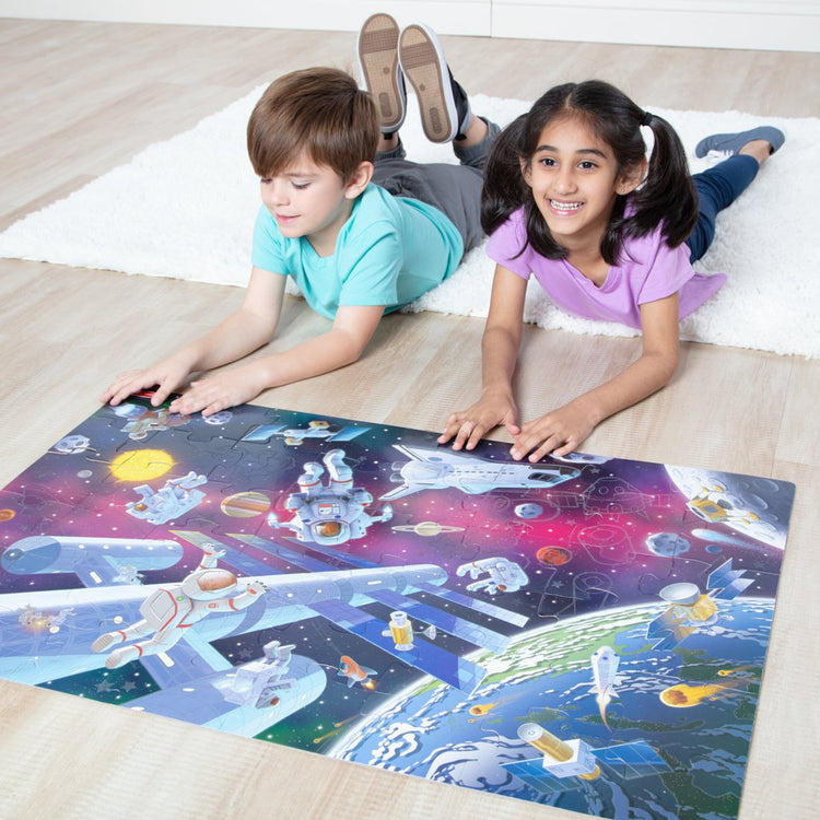 Melissa & Doug Outer Space Glow-in-the Dark Floor Puzzle
