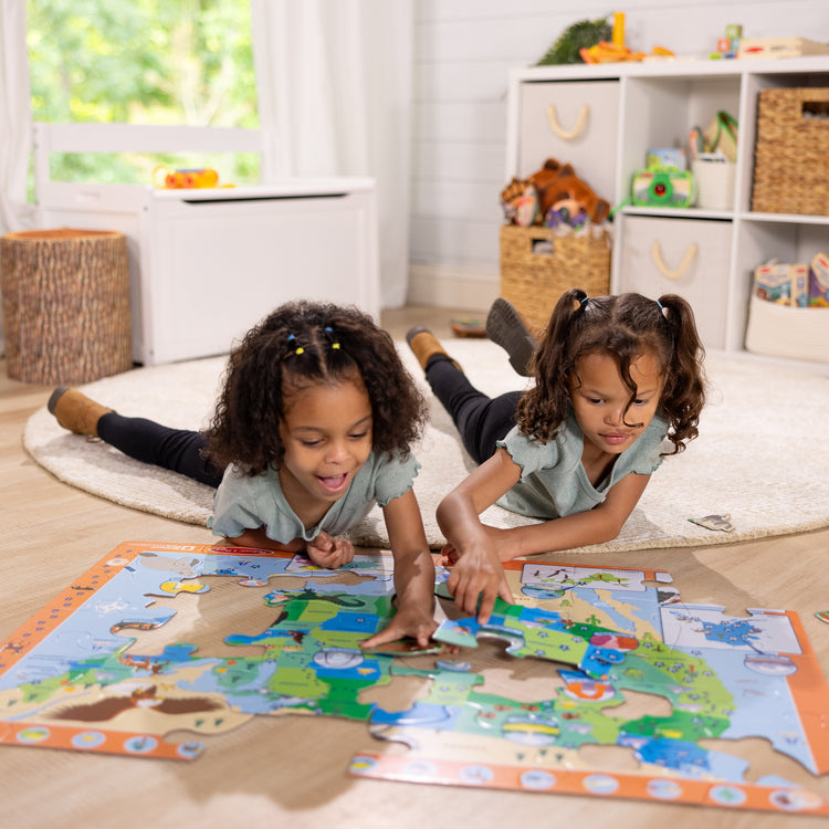 Melissa & Doug MULTI-PARK U.S.A. Map Floor Puzzle