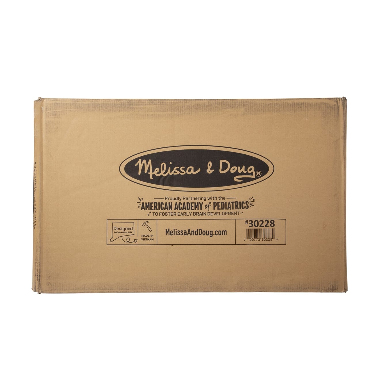 Melissa & Doug Wooden Toy Chest - White