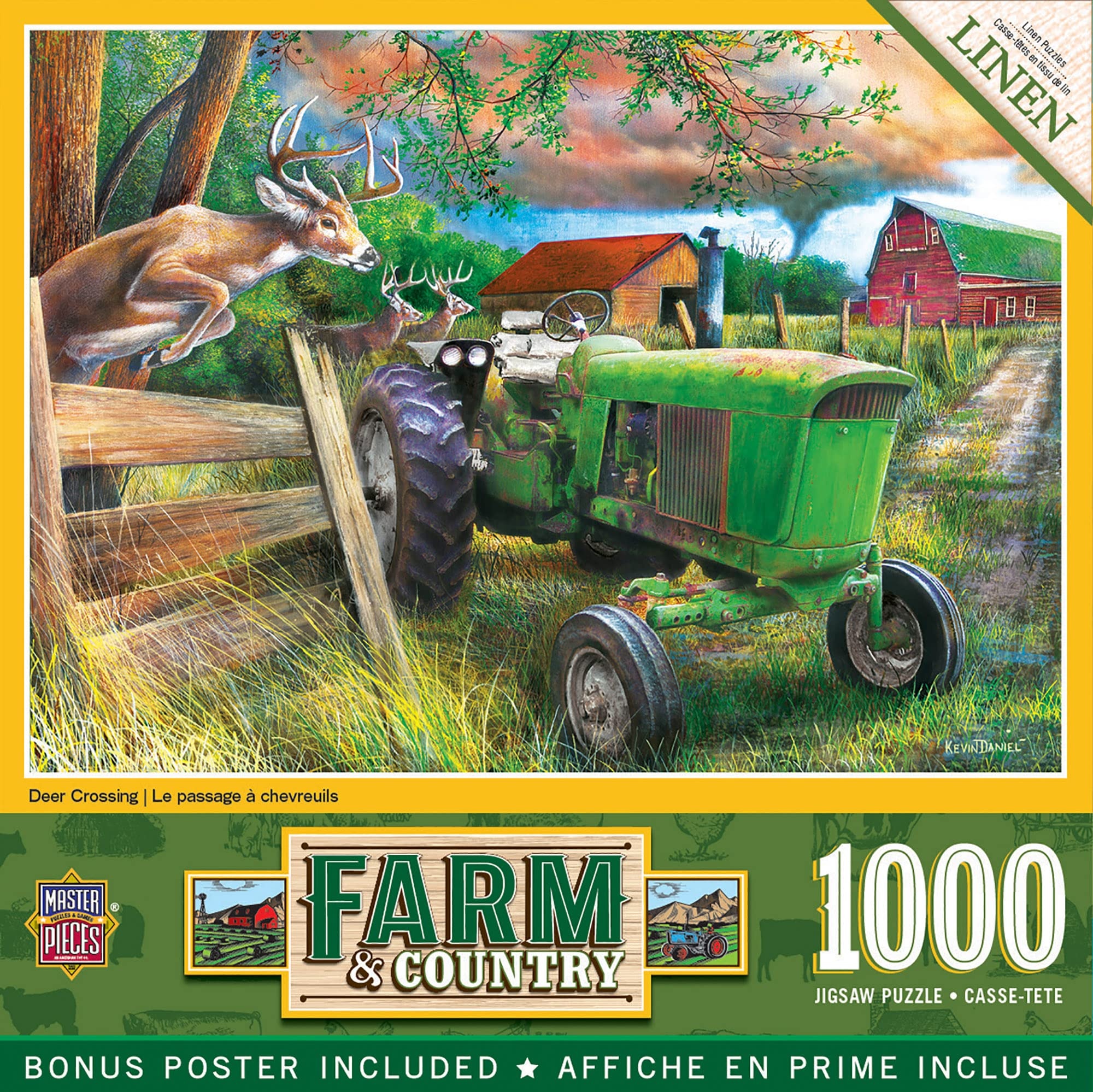 MasterPieces Farm & Country - Deer Crossing  1000pc Puzzle