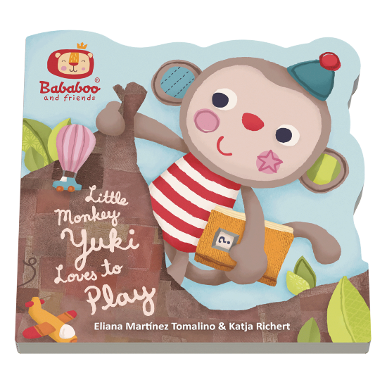 Bababoo and friends "Little Monkey Yuki Loves to Play" Board Book
