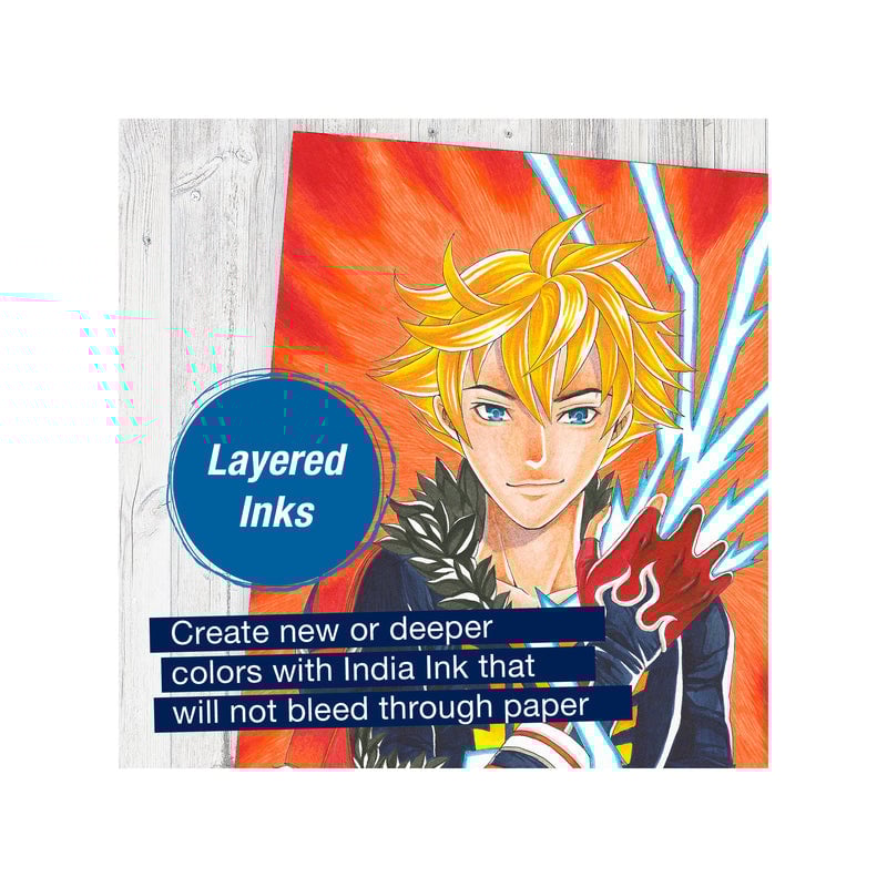 Faber-Castell Wallet - 6ct Pitt Artist Pen  Shonen