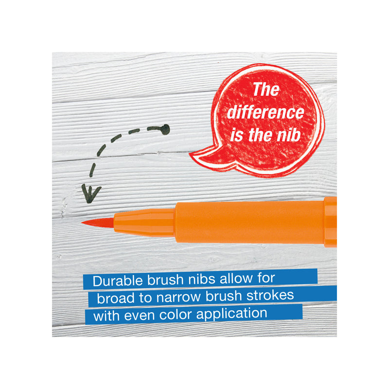 Faber-Castell Wallet - 6ct Pitt Artist Pen  Shonen