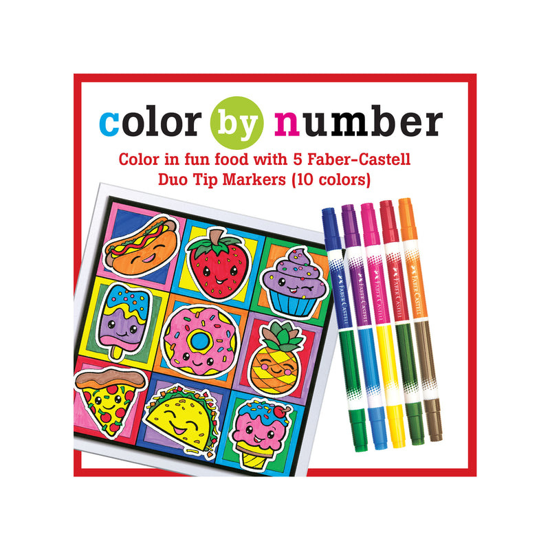 Faber-Castell Color By Number Foodie Friends