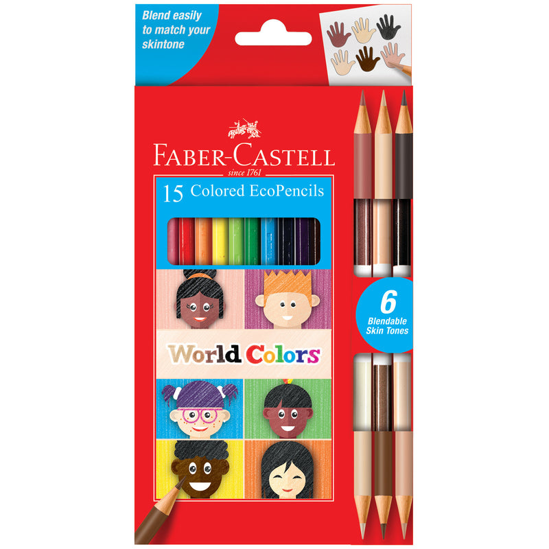 Faber-Castell World Colors - 15ct EcoPencils