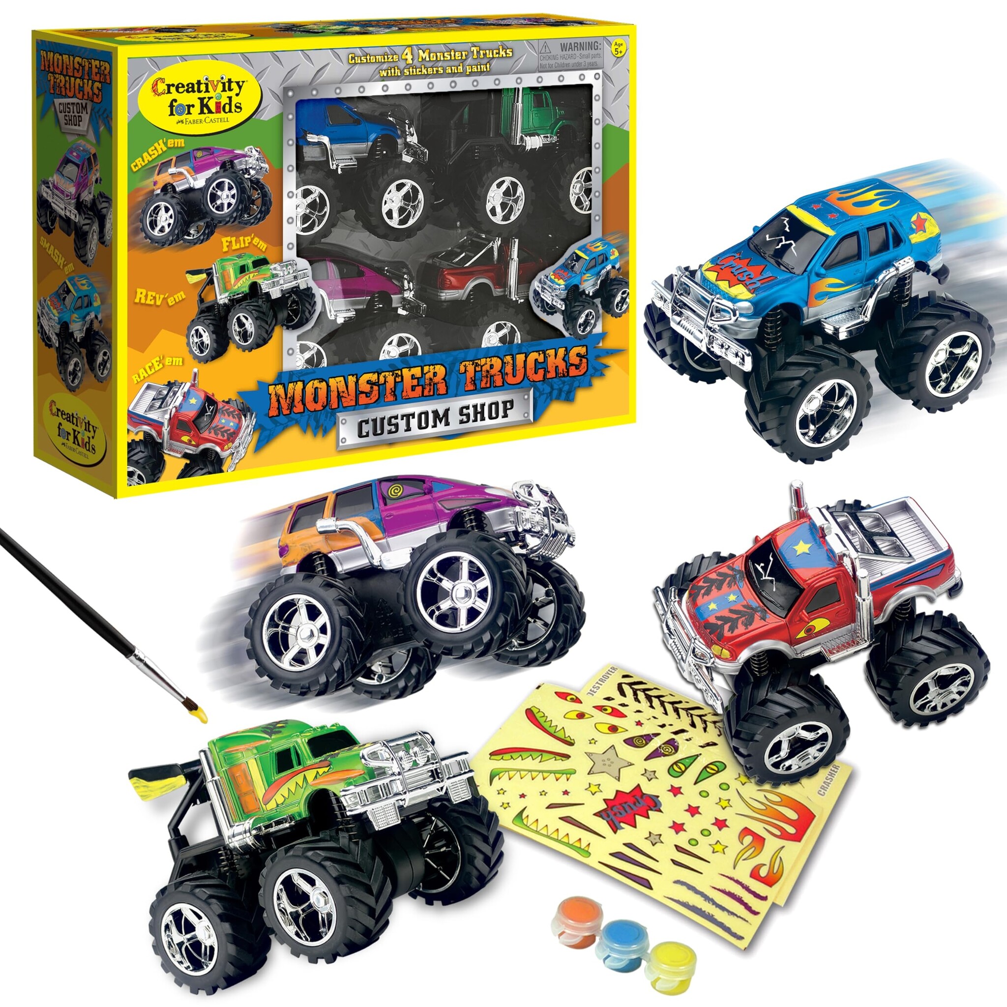 Creativity for Kids Monster Trucks Custom Shop