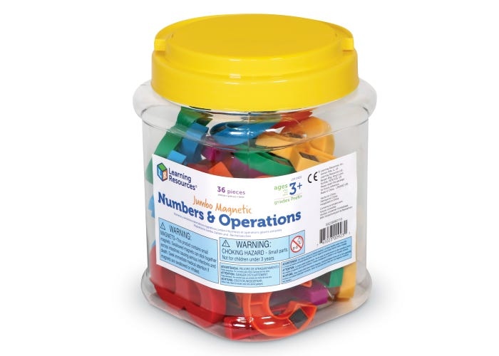 Learning Resources Jumbo Magnetic Numbers & Operations