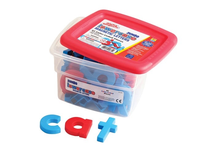 Educational Insights Jumbo Lowercase Magnetic Letters