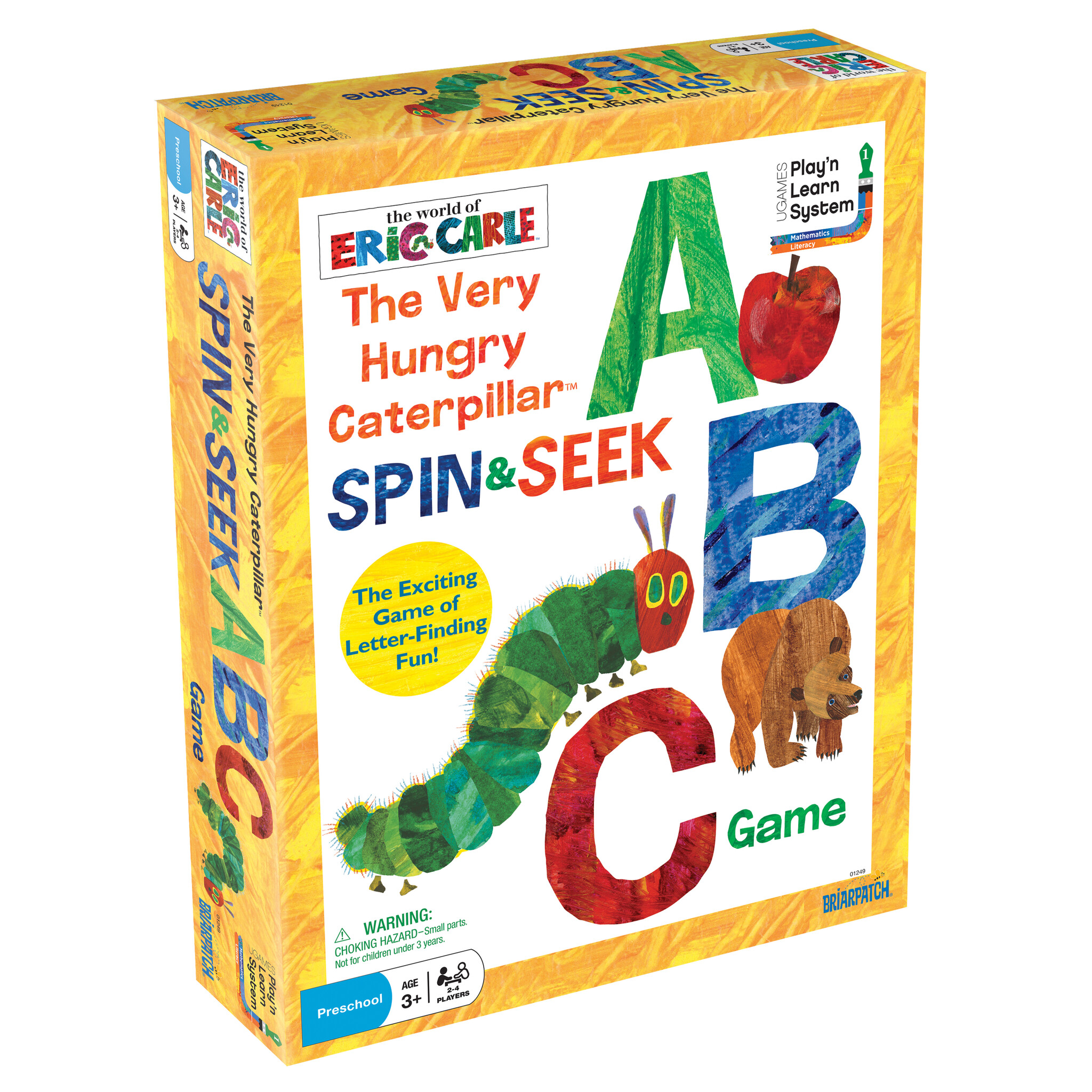 University Games Very Hungry Caterpillar Spin & Seek ABC Game