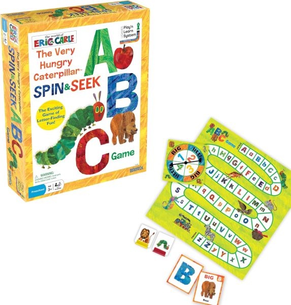 University Games Very Hungry Caterpillar Spin & Seek ABC Game