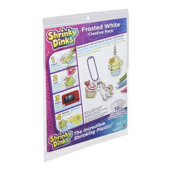 Shrinky Dinks Frosted White