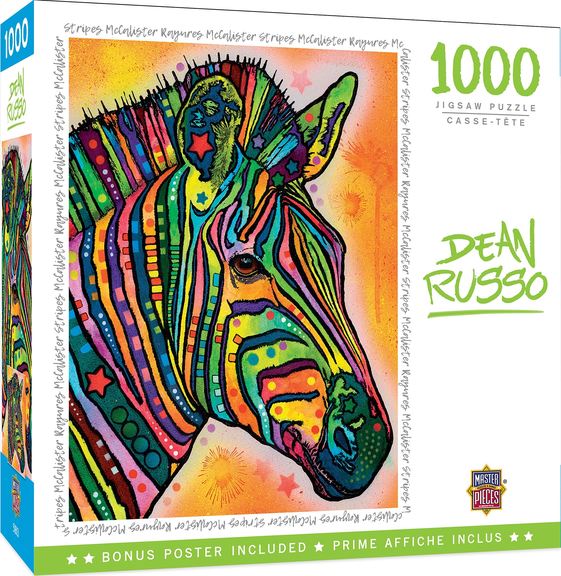 MasterPieces Dean Russo - Stripes McCalister 1000pc Puzzle