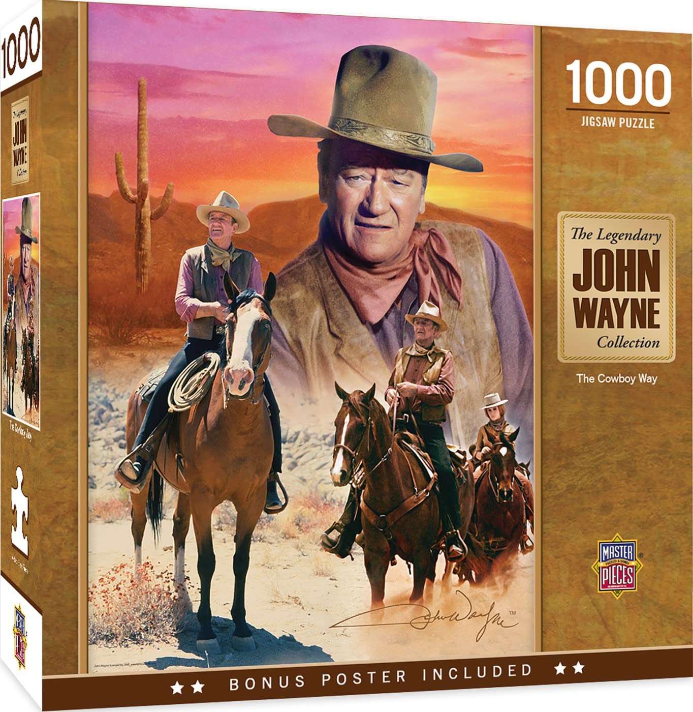 MasterPieces John Wayne - The Cowboy Way 1000pc Puzzle