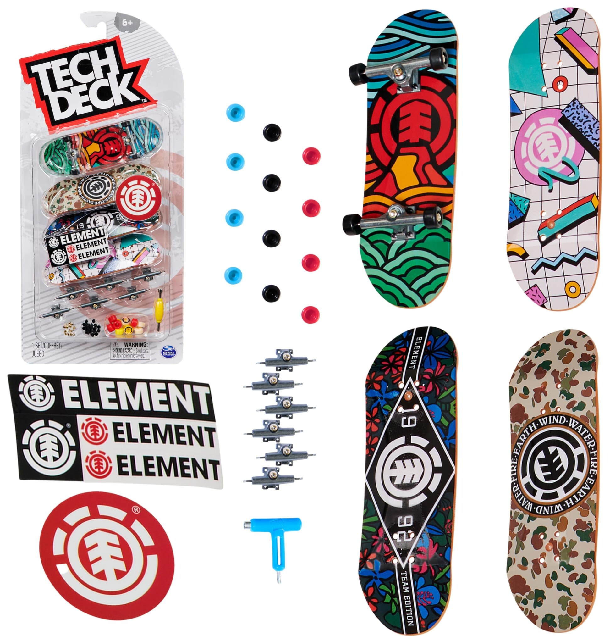 Tech Deck, Ultra DLX Fingerboard 4-Pack (Styles Ma