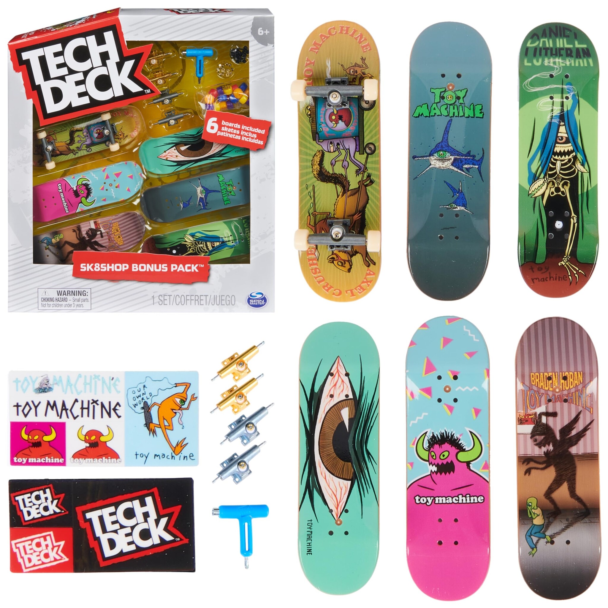 Tech Deck, Toy Machine Skateboards Versus Series,