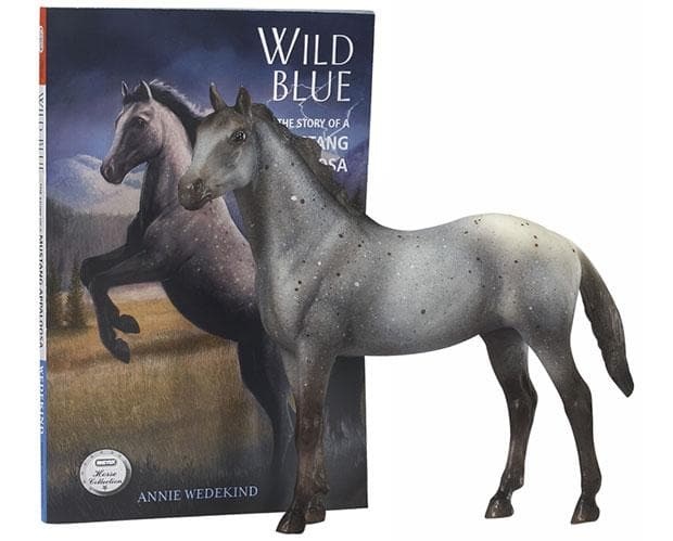 Breyer Wild Blue Horse and Book Set