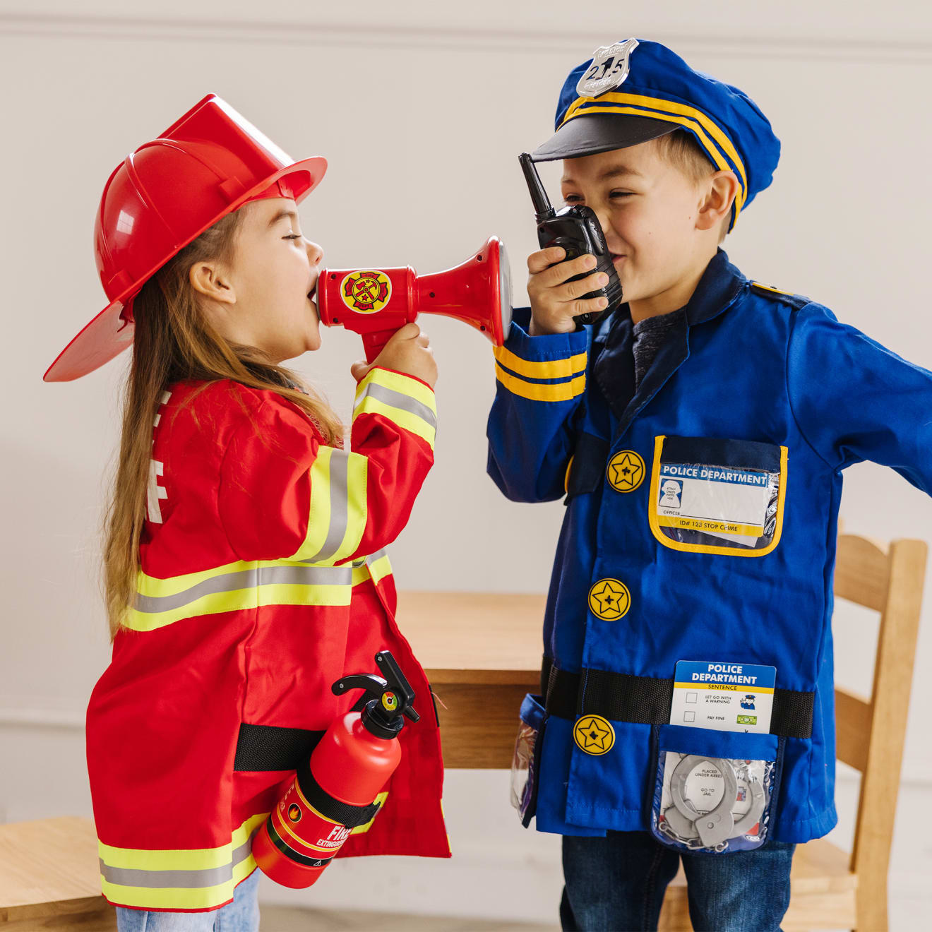 Melissa & Doug Fire Chief Role Play Costume Set