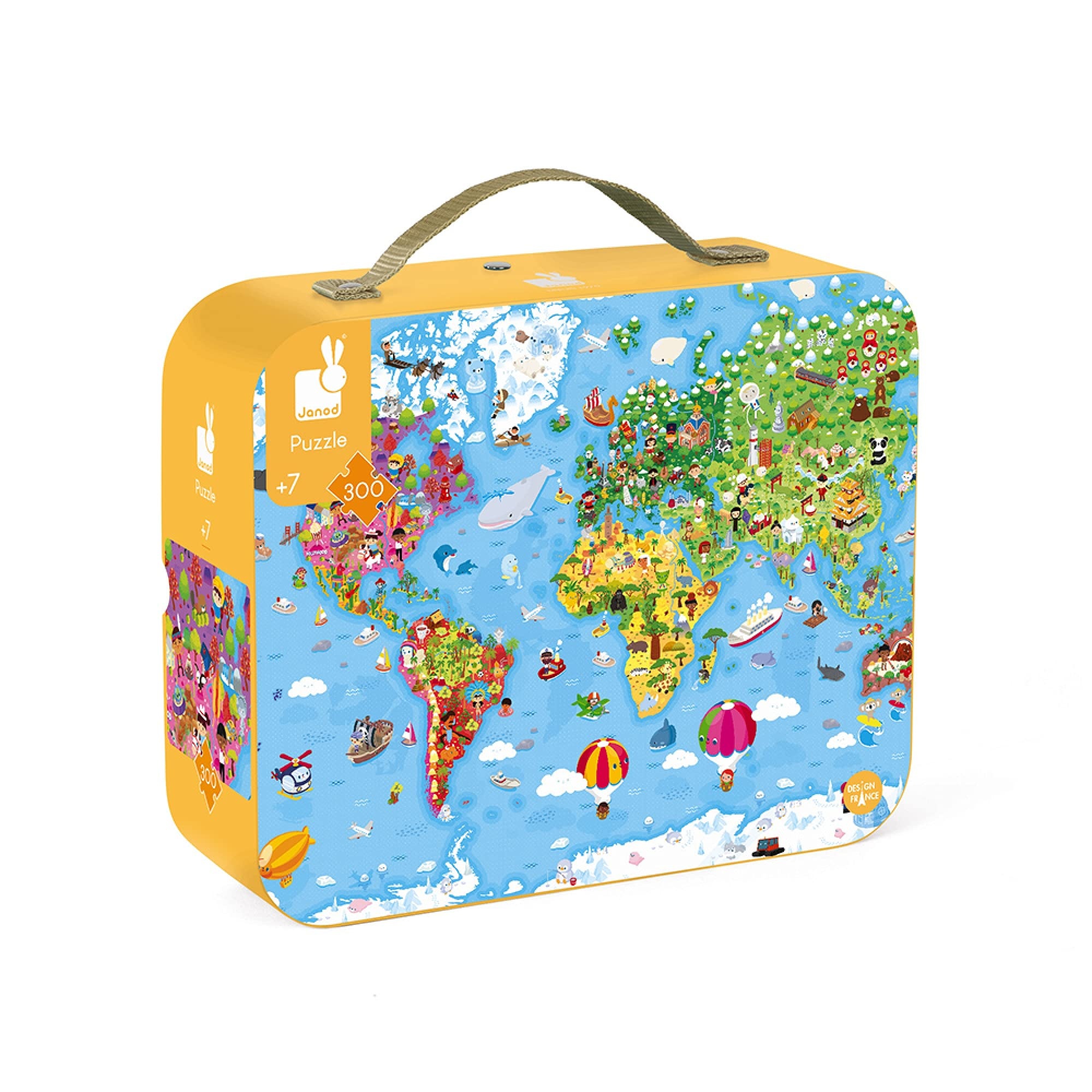 JURA Toys Puzzle - Giant World Map - 300 Pcs
