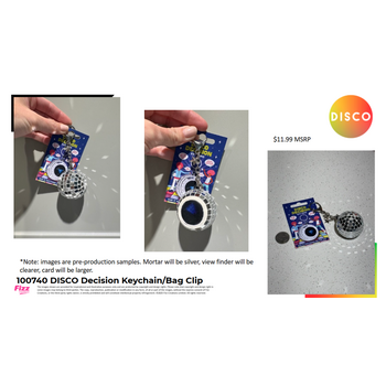 Disco Decision Ball Keychain