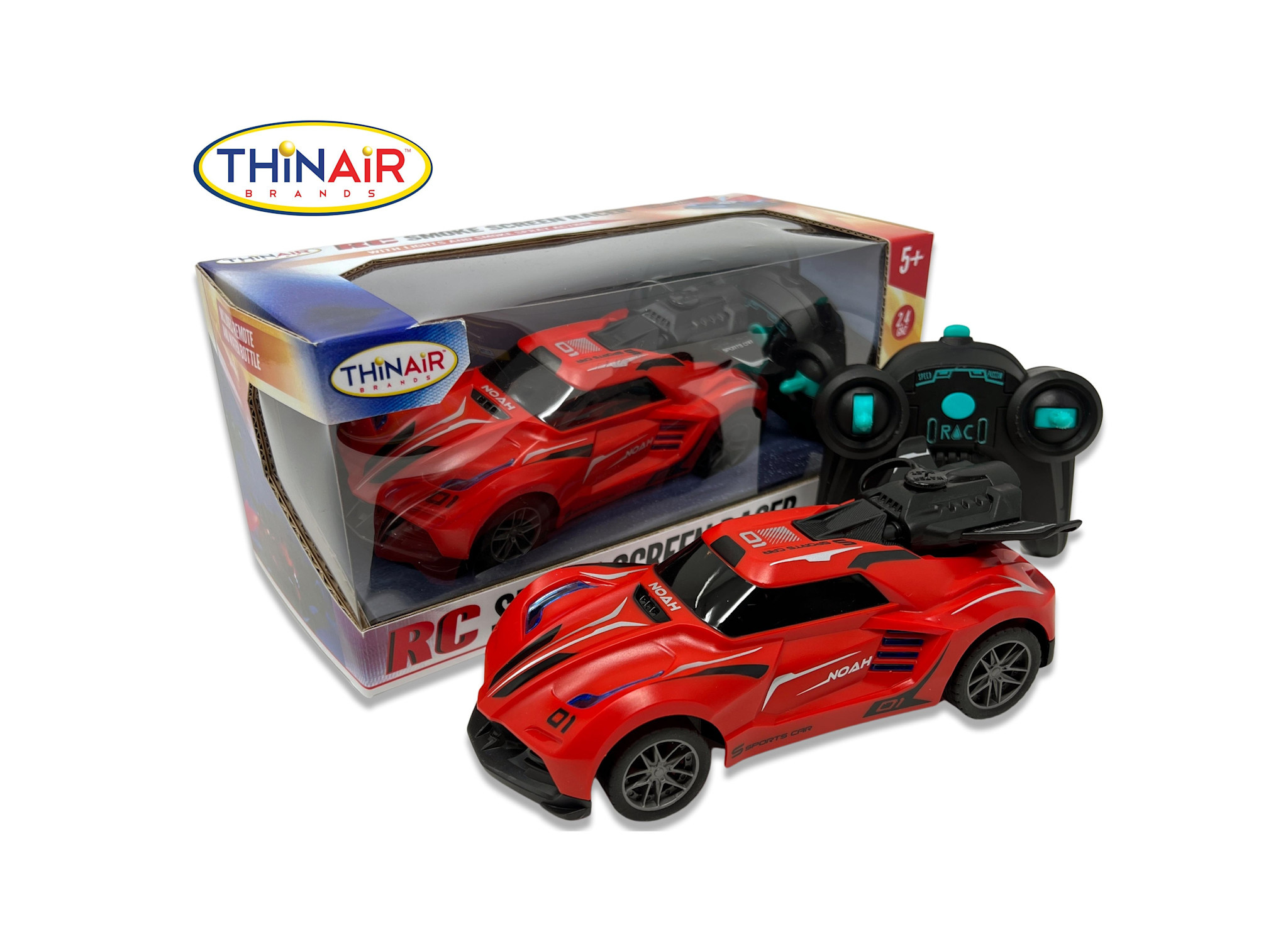 RC Smoke Screen Racer Red