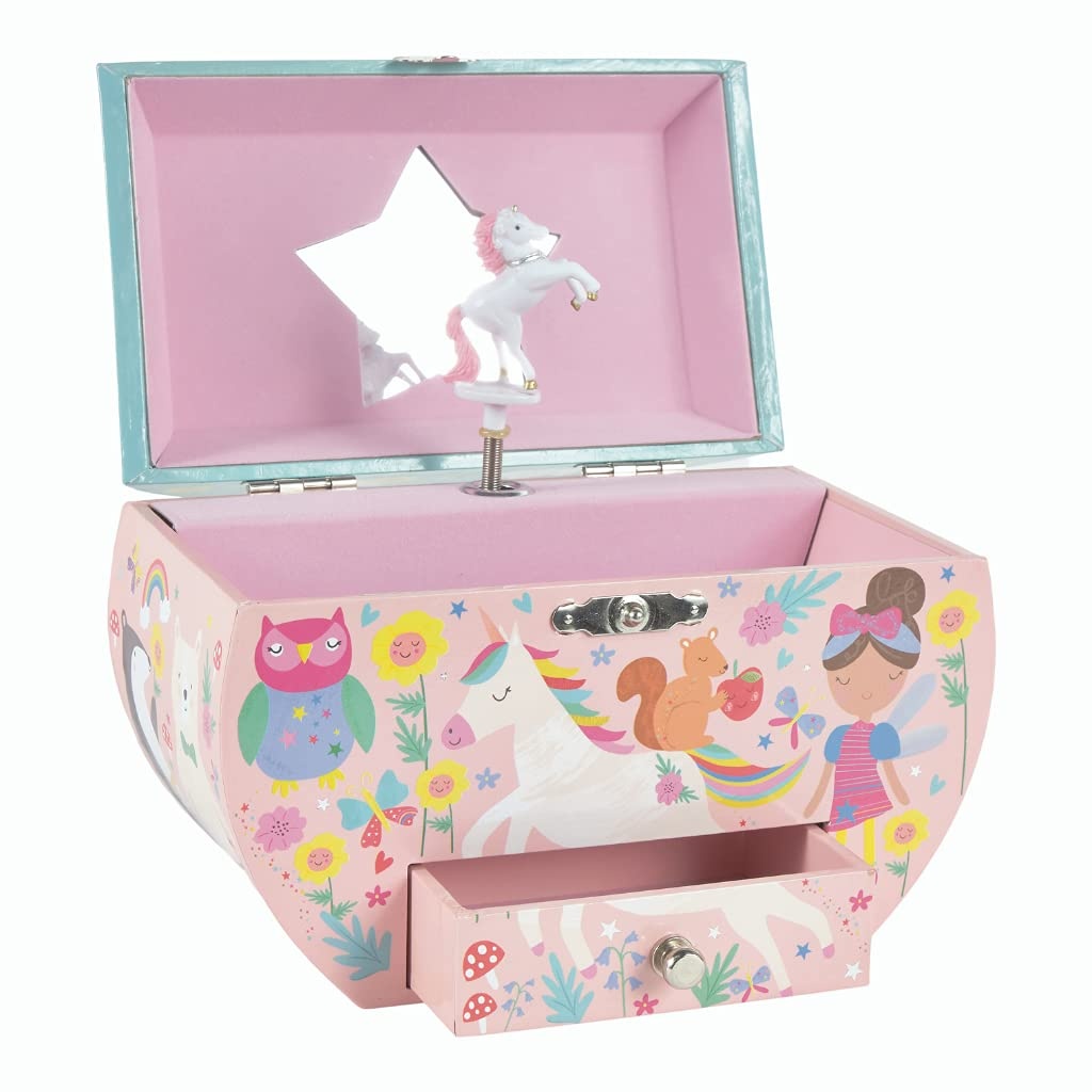 Musical Jewelry Box Rainbow Fairy
