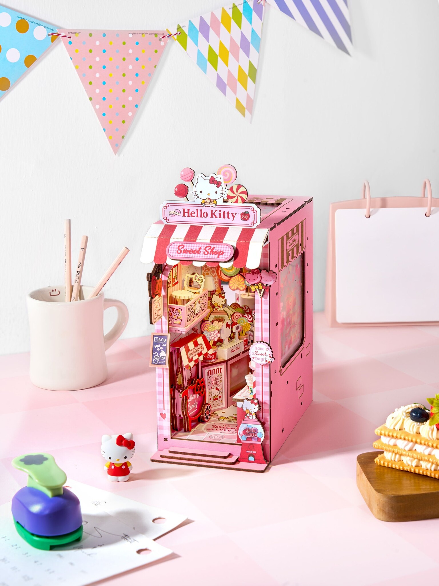 Hello Kitty DIY Miniature Bookend Sweet Shop
