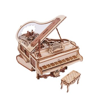 Wooden Puzzle Music Box: Magic Piano